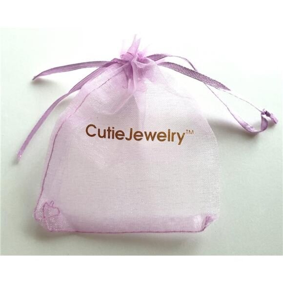 CutieJewelry Crane Origami Bird Fan Dangle Earrings - Cute Pretty Statement - Picture 5 of 6